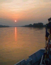 tramonto sul Danubio