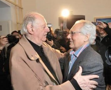 Dario Fo con Enzo Jannacci