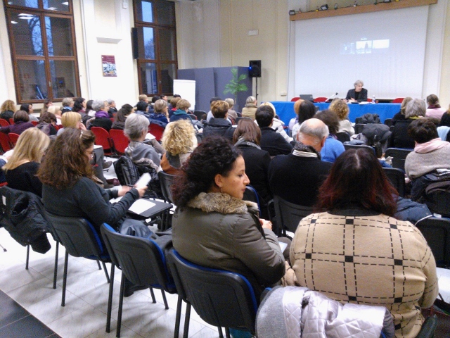 Padova, 2015. Un momento di formazione con gli insegnanti nell'ambito del WSA