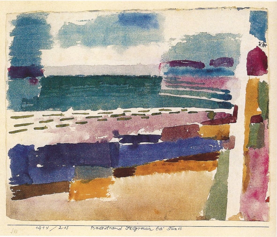 La plage di St. Germaine. Paul Klee