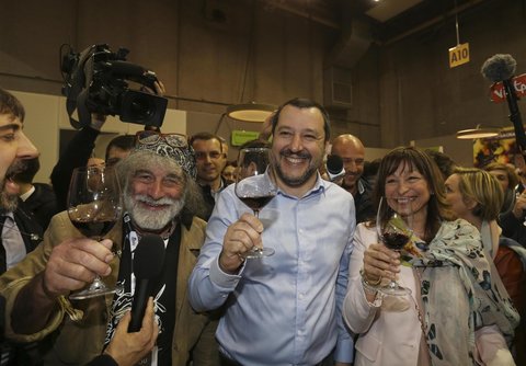 Salvini al Vinitaly