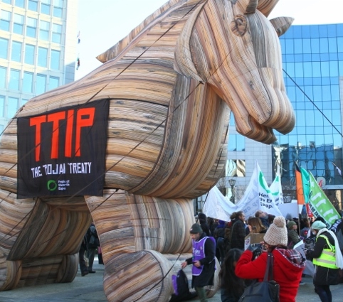 Manifestazione contro il Ttip in Europa