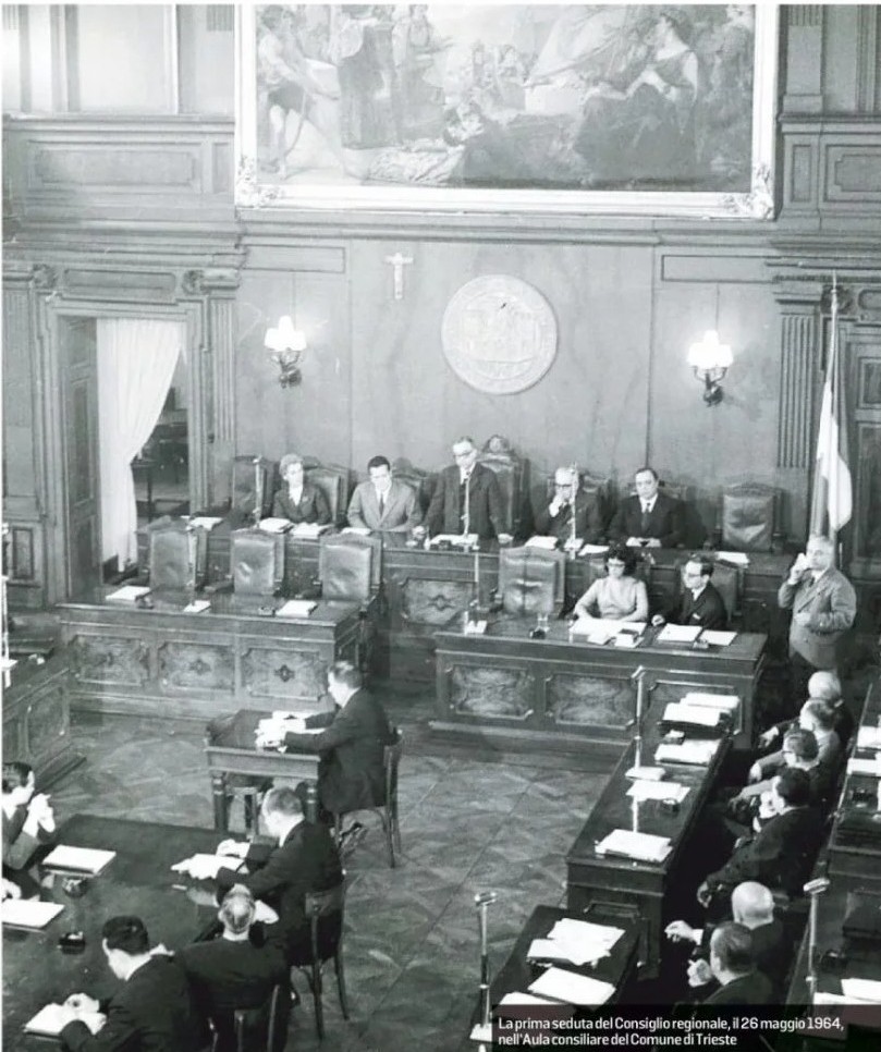 La prima seduta della Regione F-VG