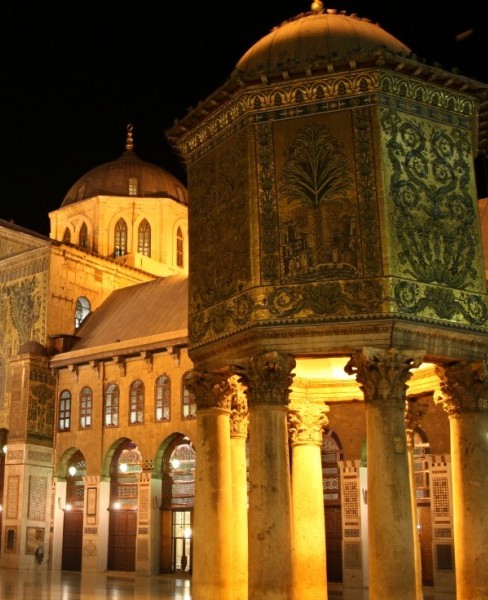 La moschea omayyade di Damasco 