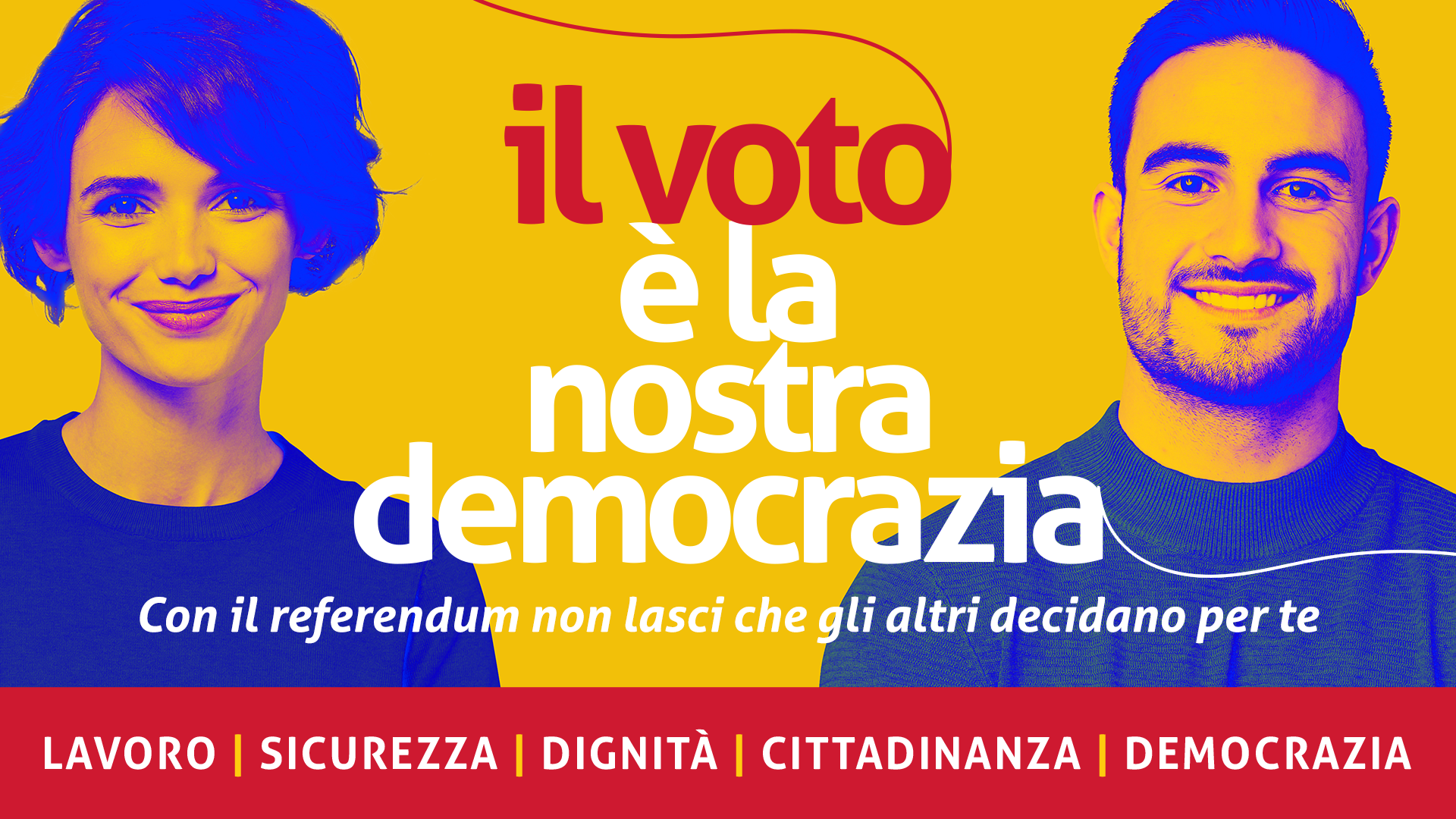 Un manifesto per i referendum dell'8 e 9 giugno