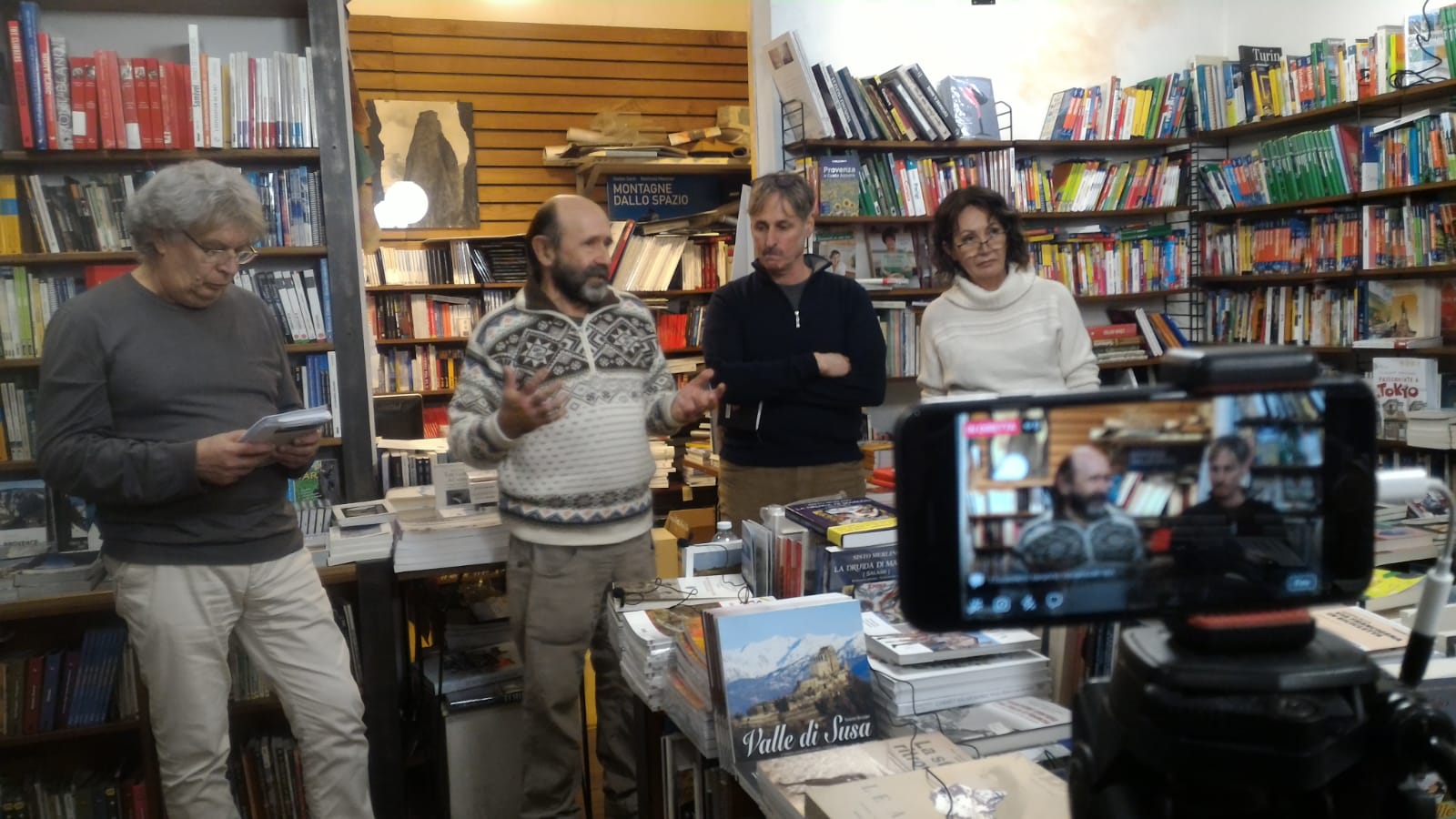 La presentazione del libro a Torino con Vanda Bonardo e Enrico Camanni