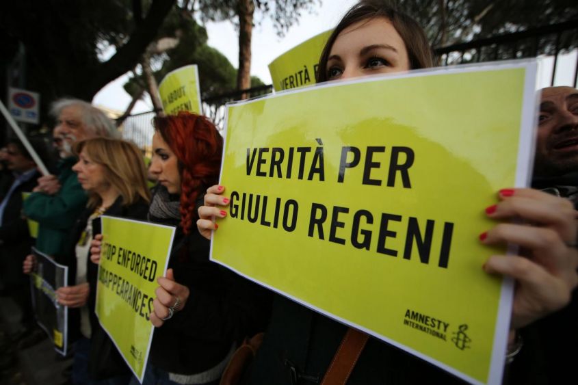 Manifestazione per Giulio Regeni